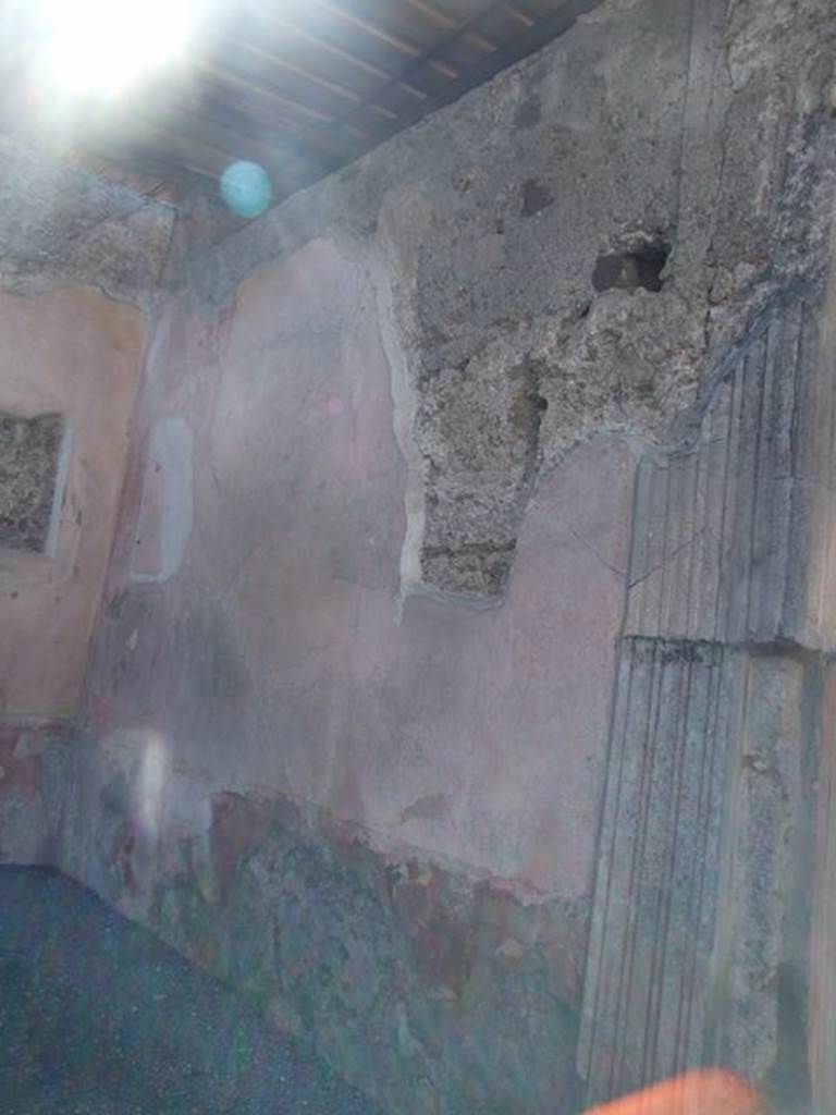 VI.9.6 Pompeii. March 2009. Room 3, west wall and south-west corner of atrium.