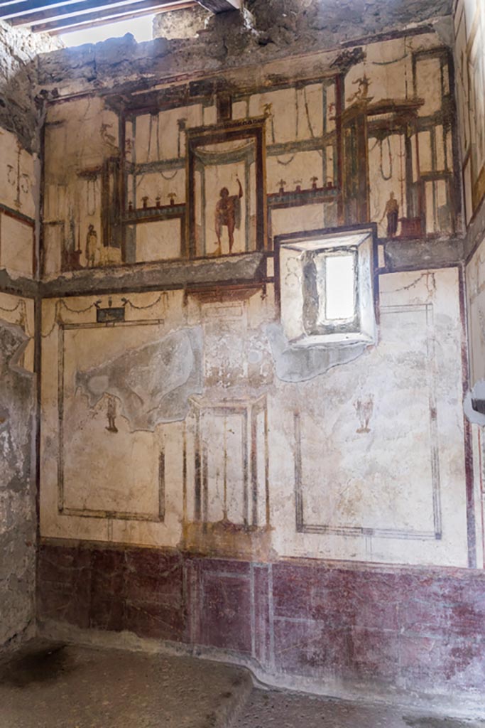 VI.9.6 Pompeii. January 2023.
Room 16, looking towards west wall. Photo courtesy of Johannes Eber.