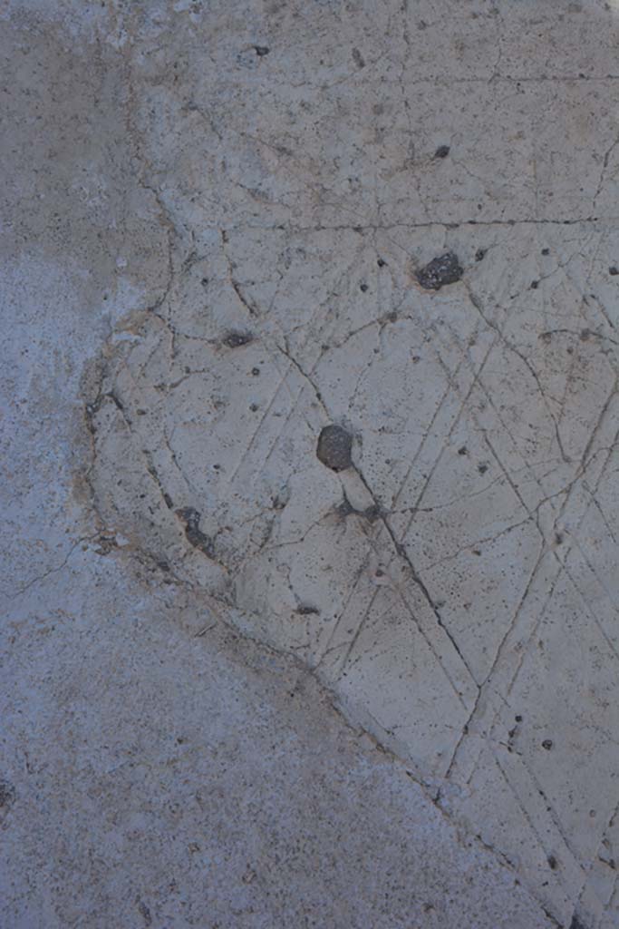 VI.10.7 Pompeii. September 2019.
Detail from flooring (sinopia – the pattern upon which the floor was laid).
Foto Annette Haug, ERC Grant 681269 DÉCOR.
