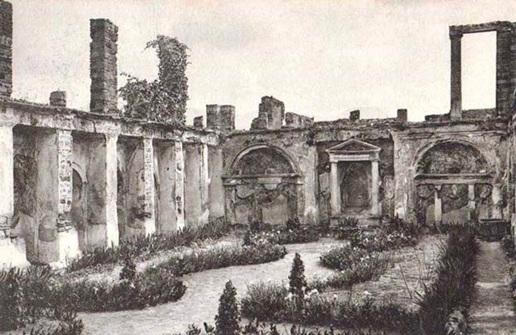 VI.10.7 Pompeii. (circa 1910). Garden area, looking south. Photo courtesy of Davide Peluso.