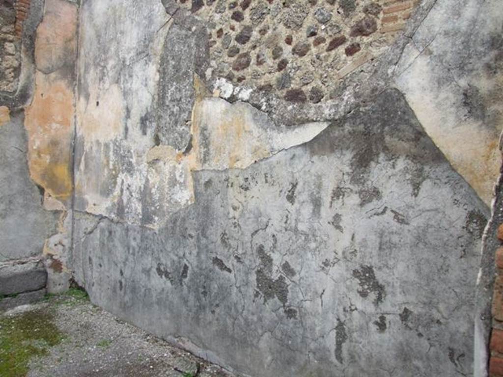 VI.10.11 Pompeii. March 2009. Room 8. Tablinum. East wall.