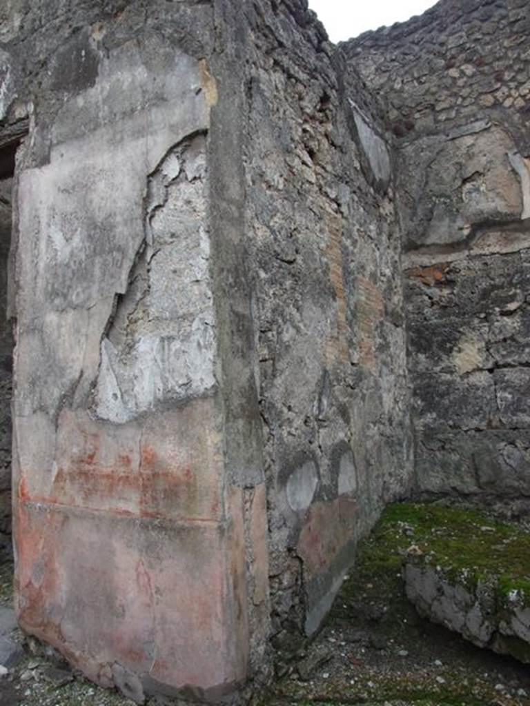 VI.10.11 Pompeii. March 2009. Room 10. Ala on west side of atrium. South wall.