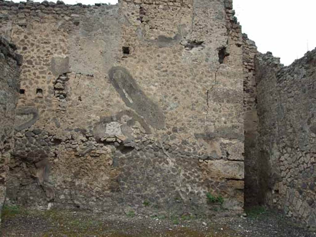 VI.10.12 Pompeii. May 2010. North wall.