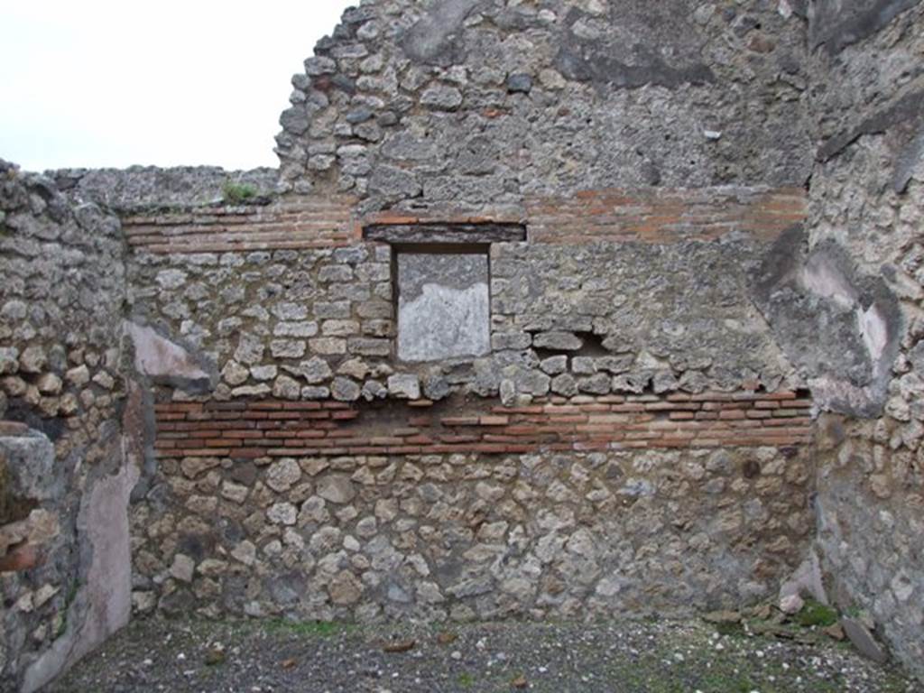 VI.10.14 Pompeii. March 2009. Room 5, east wall of cubiculum on east side of atrium.
