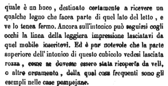 See Bullettino Archeologico Napoletano, Anno Primo, 1843, Napoli: Tipografia Tramater, No. IX, I Maggio 1843, p.66.