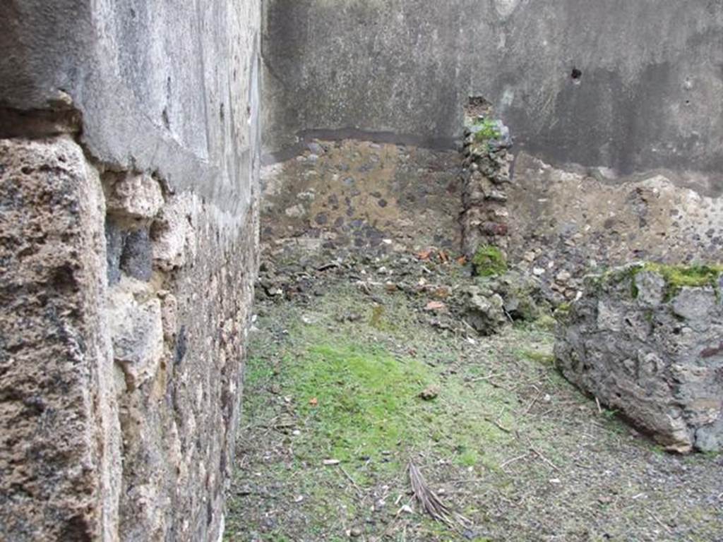 VI.11.9 Pompeii. March 2009. Room 10, area on north of stairs, with doorway to room 11.