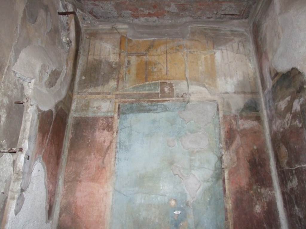 VI.11.9 Pompeii. March 2009. Room 22, upper south wall of caldarium.