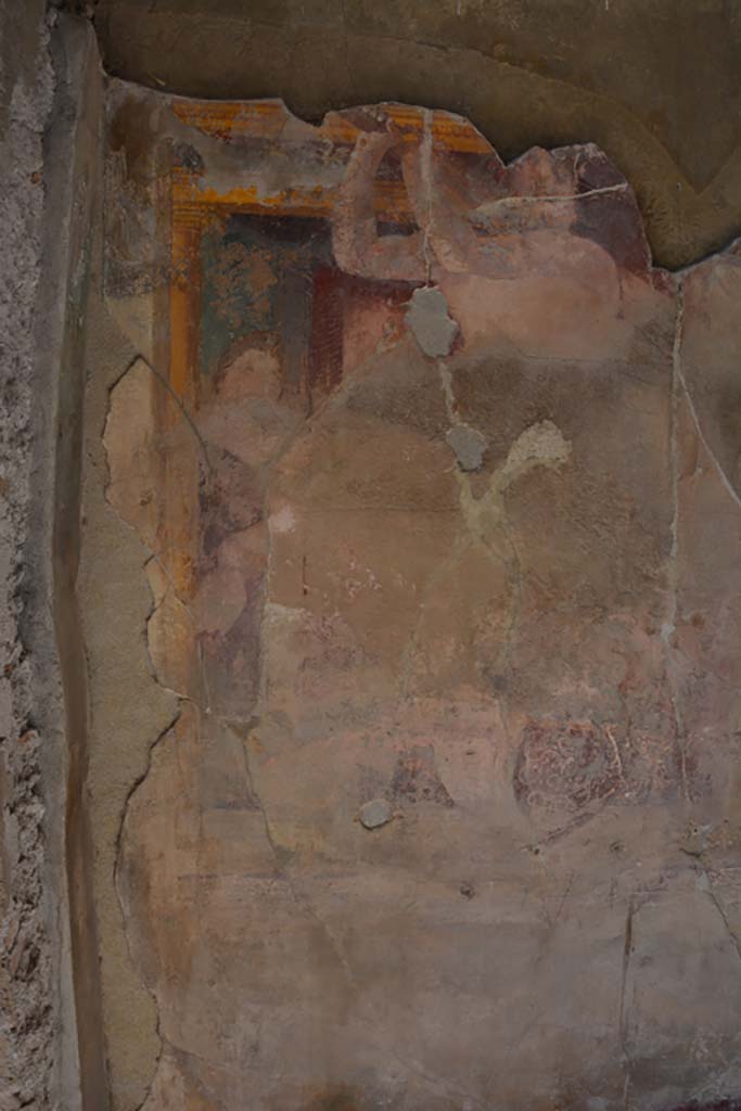 VI.11.10 Pompeii. December 2017. Room 42, west wall at south end near doorway.
Foto Annette Haug, ERC Grant 681269 DÉCOR