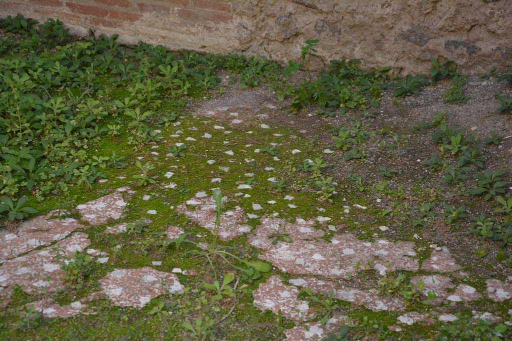 VI.11.10 Pompeii. October 2017. Room 26, detail of flooring near south wall.
Foto Annette Haug, ERC Grant 681269 D�COR

