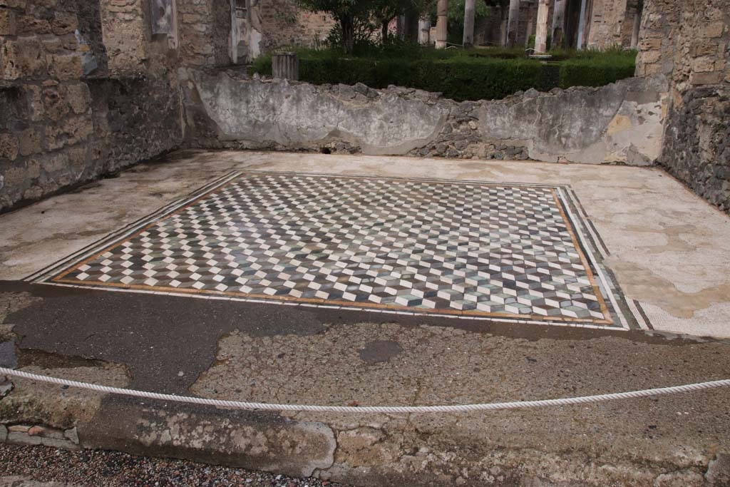 VI.12.2 Pompeii. October 2020. Looking north across floor in tablinum 33. Photo courtesy of Klaus Heese.