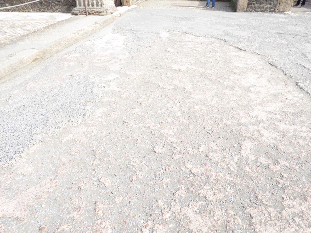 VI.12.2 Pompeii. September 2015. Primary Atrium, looking east across flooring on north side.
Foto Annette Haug, ERC Grant 681269 DÉCOR.
