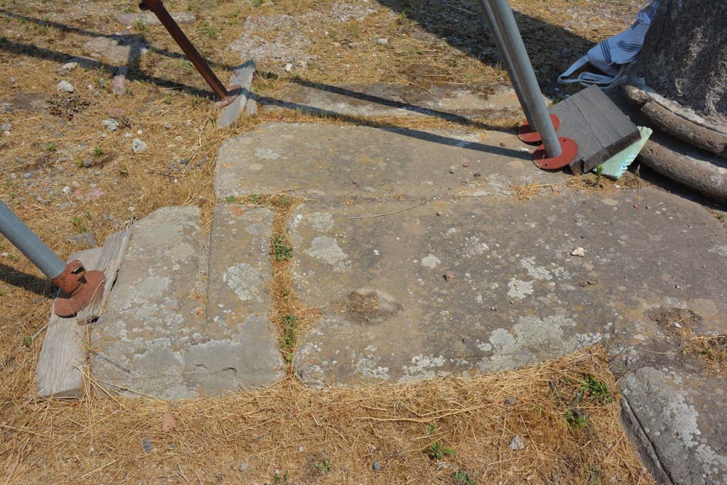 VI.12.5 Pompeii. 14th July 2017. Detail from north side of impluvium in Secondary Atrium 7.
Foto Annette Haug, ERC Grant 681269 DÉCOR.