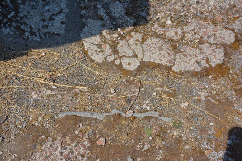 VI.12.5 Pompeii. 14th July 2017. Detail of flooring on east side of West Ala 11/Secondary Atrium 7.
Foto Annette Haug, ERC Grant 681269 DÉCOR.