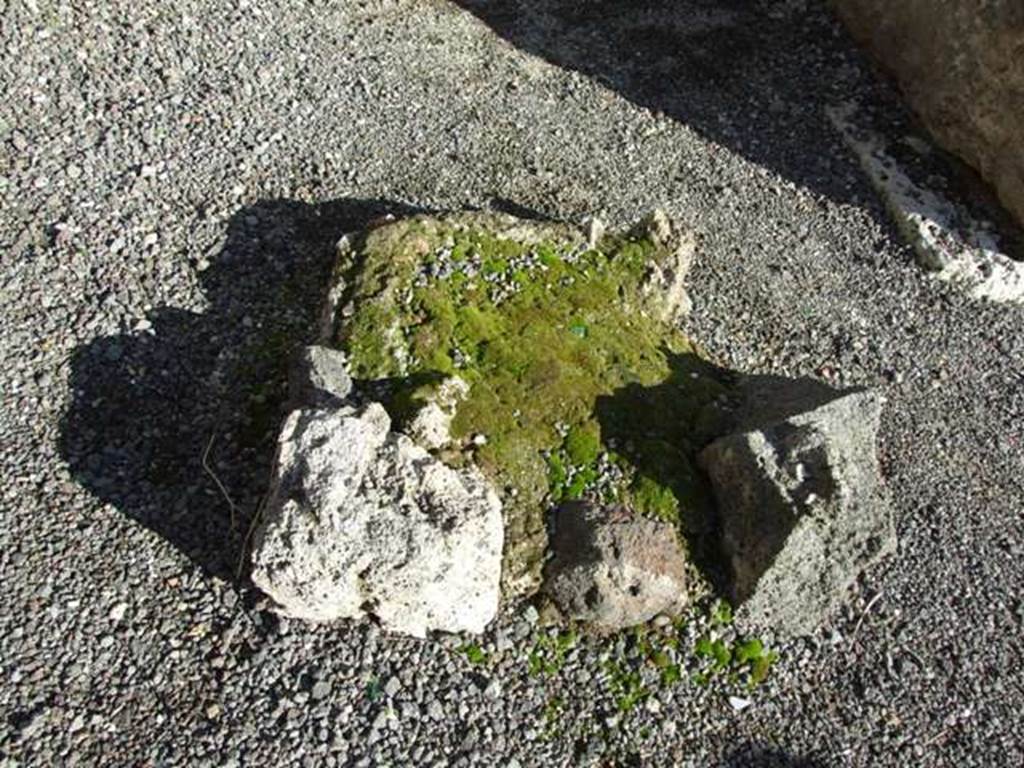 VI.13.7. Remains of hearth or stove?