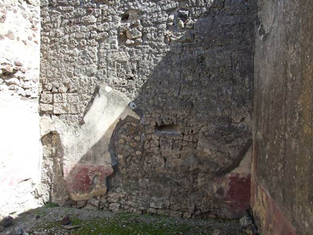VI.14.20 Pompeii. March 2009. Room 10. Triclinium. East wall.