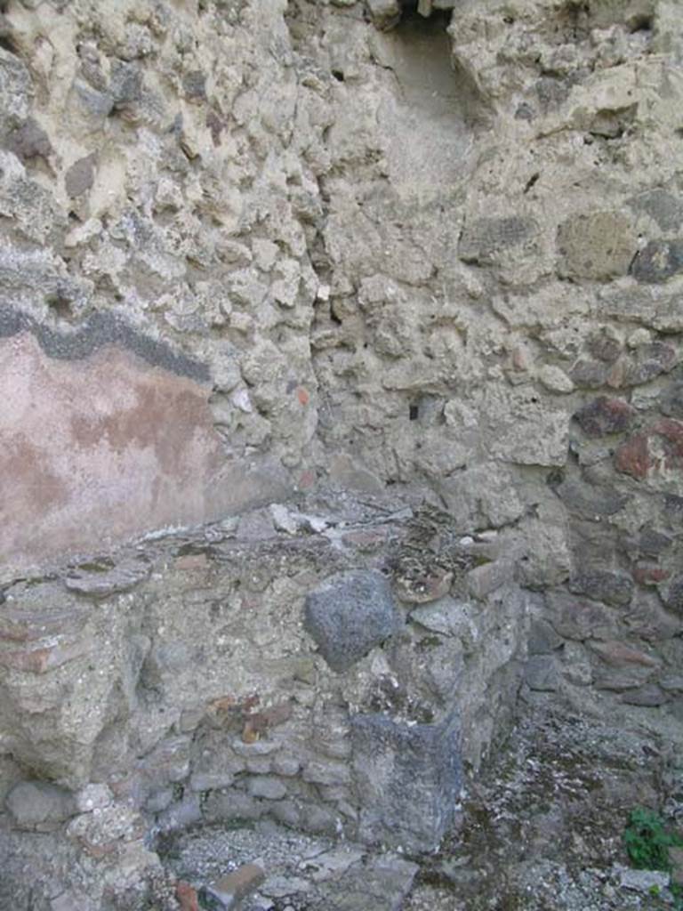 VI.14.22 Pompeii. June 2005. Room 9, looking north along west side of kitchen.
Photo courtesy of Nicolas Monteix.