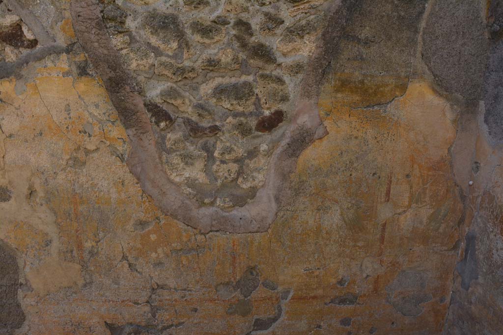 VI.14.40 Pompeii. September 2019. Detail from lower south wall.
Foto Annette Haug, ERC Grant 681269 DÉCOR