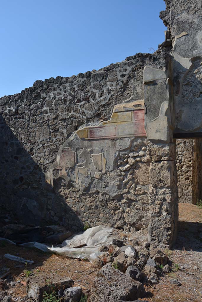VI.14.40 Pompeii. September 2019. Looking towards west wall of exedra.
Foto Annette Haug, ERC Grant 681269 DÉCOR