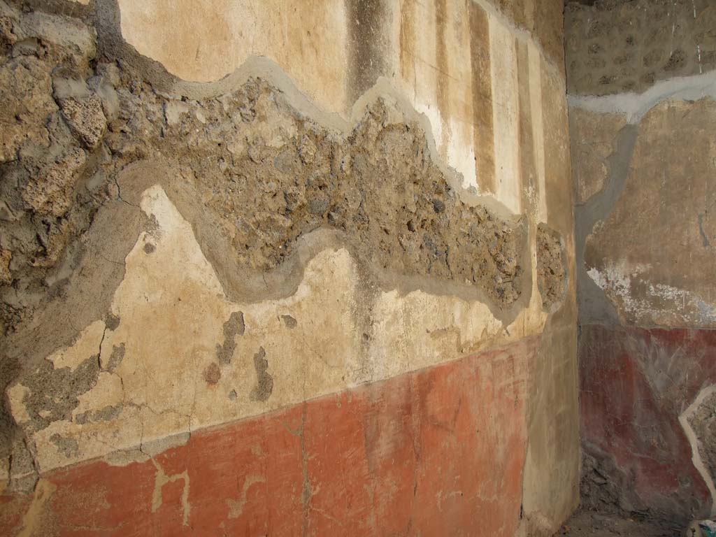 VI.14.43 Pompeii. December 2007. Room 19, west wall.