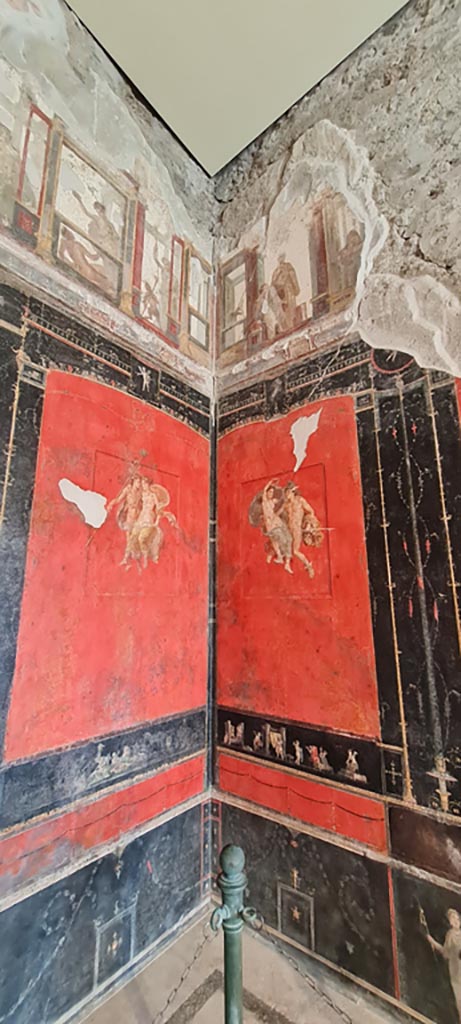 VI.15.1 Pompeii. April 2023.
North-east corner. Photo courtesy of Giuseppe Ciaramella.