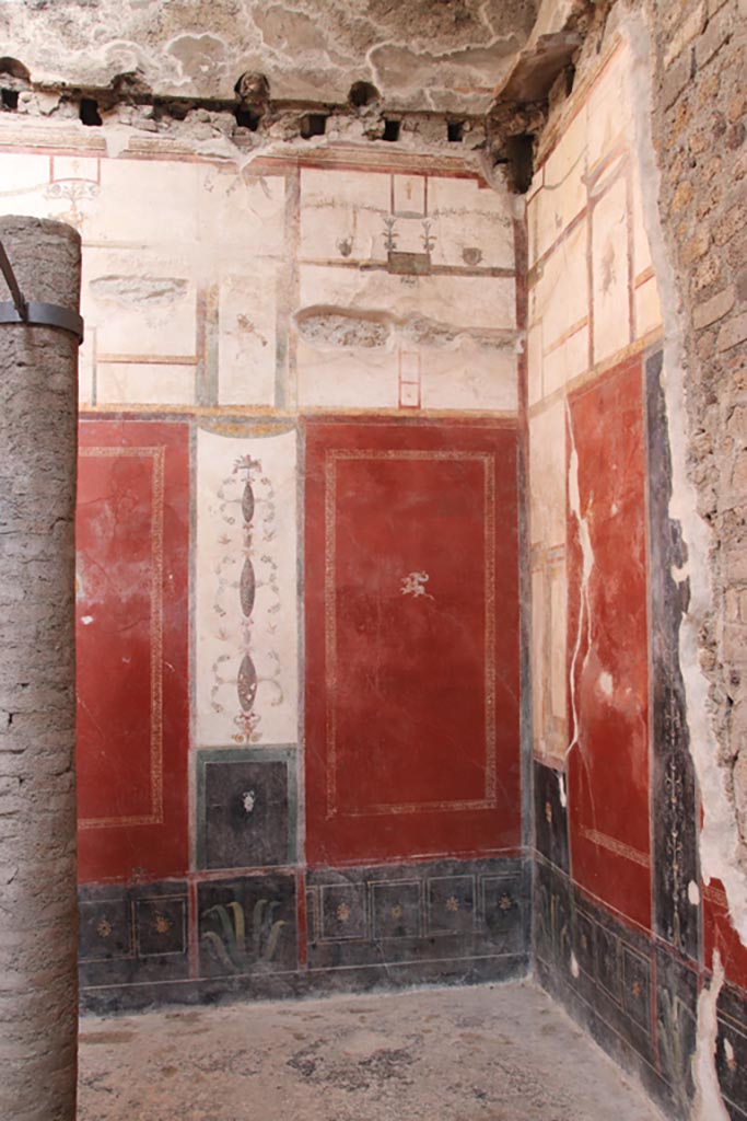 VI.15.1 Pompeii. October 2023.
Looking towards north wall in north-east corner. Photo courtesy of Klaus Heese.