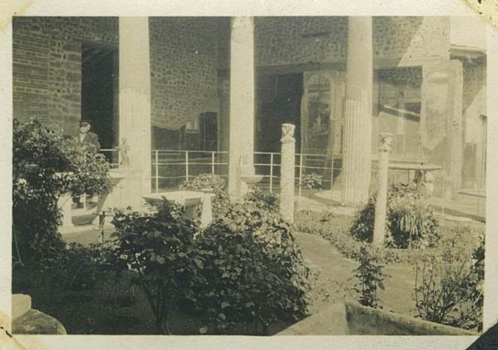 VI.15.1 Pompeii. 29th March1922. Looking towards the north-east corner. Photo courtesy of Rick Bauer.