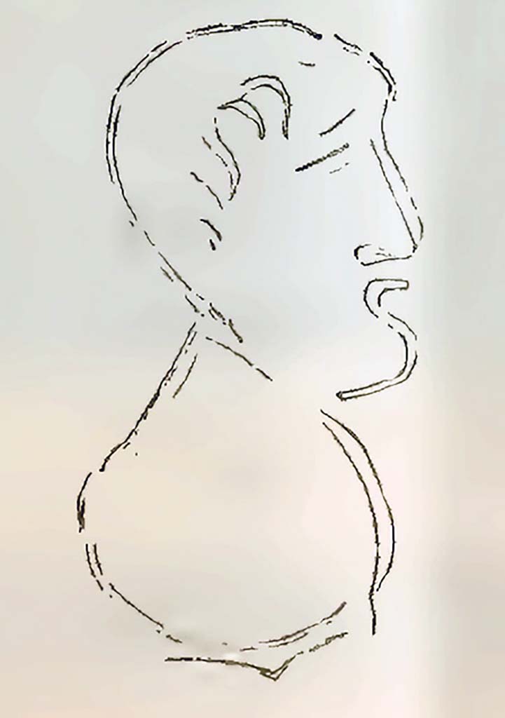 VI.15.8 Pompeii. Found on the plaster to the right of the doorway.
According to Sogliano in NdS, this graffito was slightly reminiscent of the Emperor Galba.
See Notizie degli Scavi di Antichità, 1897, (p.151)