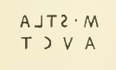 that would be M. Stla(bori) Auct(i)
See Sogliano in Notizie degli Scavi, July 1897, (p.323).
According to Della Corte and Eschebach, the house at VI.15.20 was named the house of M. Stlaborius Auctus. See Della Corte, M., 1965. Case ed Abitanti di Pompei. Napoli: Fausto Fiorentino. (p.61). See Eschebach, L., 1993. Gebäudeverzeichnis und Stadtplan der antiken Stadt Pompeji. Köln: Böhlau. (p.223)
However in 1913, he had written -
“M. Stlaborius Auctus, proprietario probabilmente della casa no.23, Reg.VI. Ins.XV, come sembra provare il sigillo recante il nome di questo Pompeiano e raccolto nella casa indicata” (NdS, 1897, p.323)
“M. Stlaborius Auctus, owner probably of house number 23, Reg.VI, Ins.XV, as it seems proved by the seal/signet showing the name of this Pompeian and found in the house indicated” (See Notizie degli Scavi, 1897, p.323)
See Della Corte, M., 1913, Memorie della Royale Accademia di Archaeologia, Lettere e Belle Arti, Vol. II, (p.197)