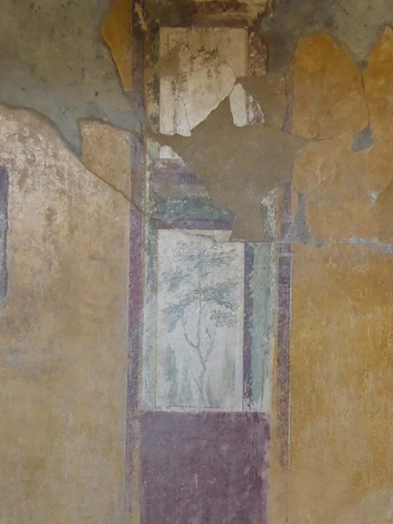 VI.16.7 Pompeii. September 2015. Room R, painted panel from north side of central painting.
Foto Annette Haug, ERC Grant 681269 DÉCOR.