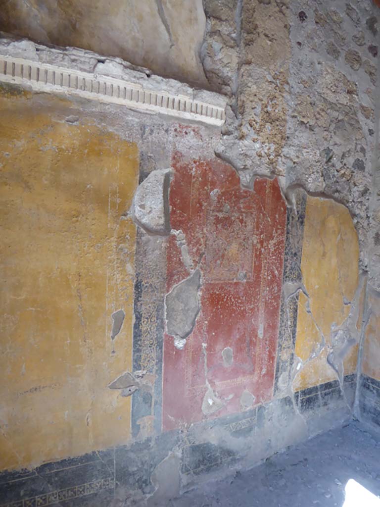 VI.16.7 Pompeii. September 2015. Cubiculum C, looking east along north wall.
Foto Annette Haug, ERC Grant 681269 DÉCOR.