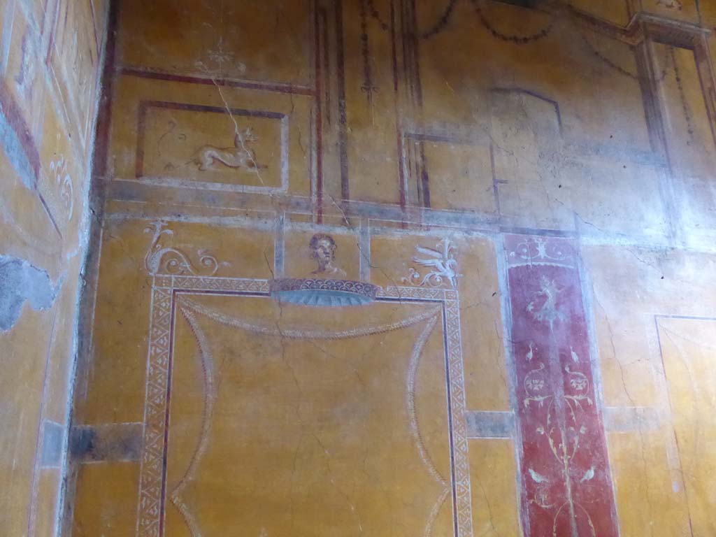 VI.16.7 Pompeii. September 2015. Room N, east wall at north end.
Foto Annette Haug, ERC Grant 681269 DÉCOR.