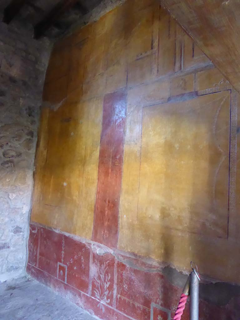 VI.16.7 Pompeii. September 2015. Room N, looking south along west wall.
Foto Annette Haug, ERC Grant 681269 DÉCOR.