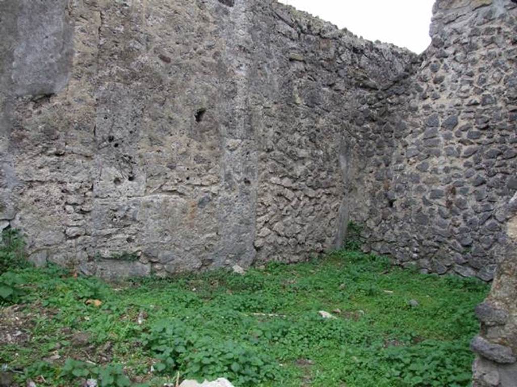 VI.16.8 Pompeii. December 2007. Looking south-west across rear room, from entrance.