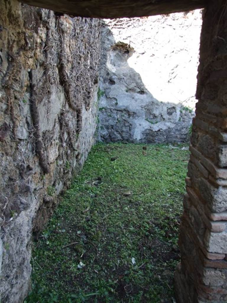 VI.16.18 Pompeii. March 2009. Doorway into room in north-west corner. Looking north.