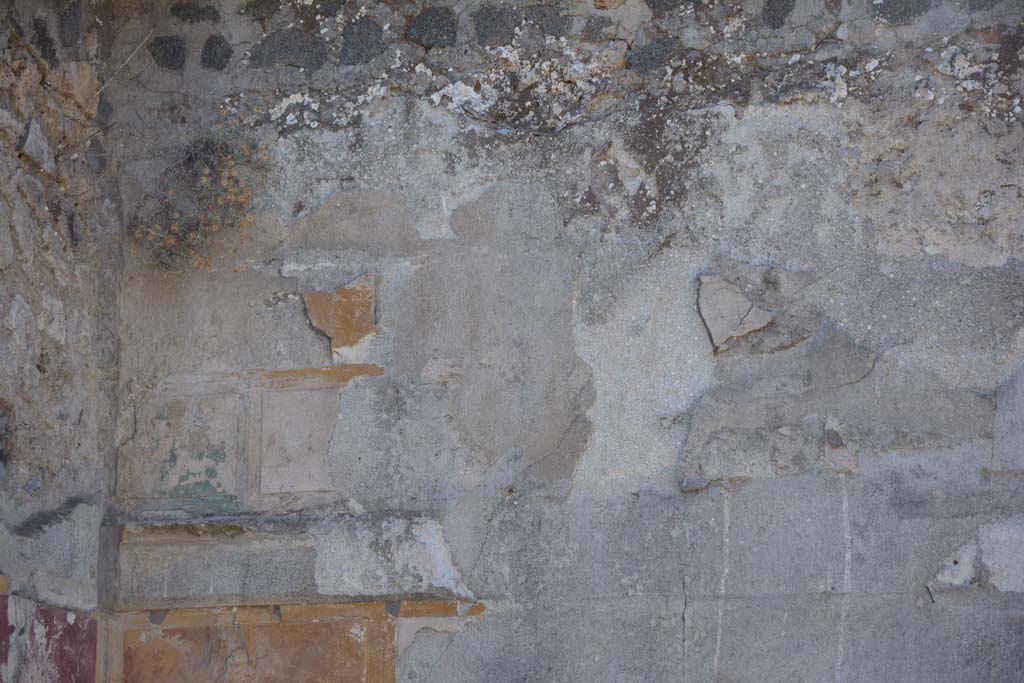 VI.16.19 Pompeii. July 2017. Room J, detail from upper south wall.
Foto Annette Haug, ERC Grant 681269 DÉCOR.