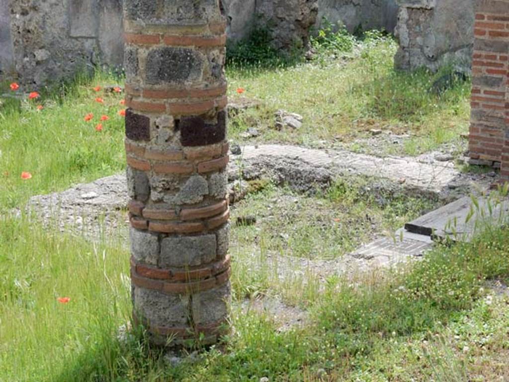 VI.16.19 Pompeii. May 2015. Looking south-west across atrium towards impluvium.
Photo courtesy of Buzz Ferebee.