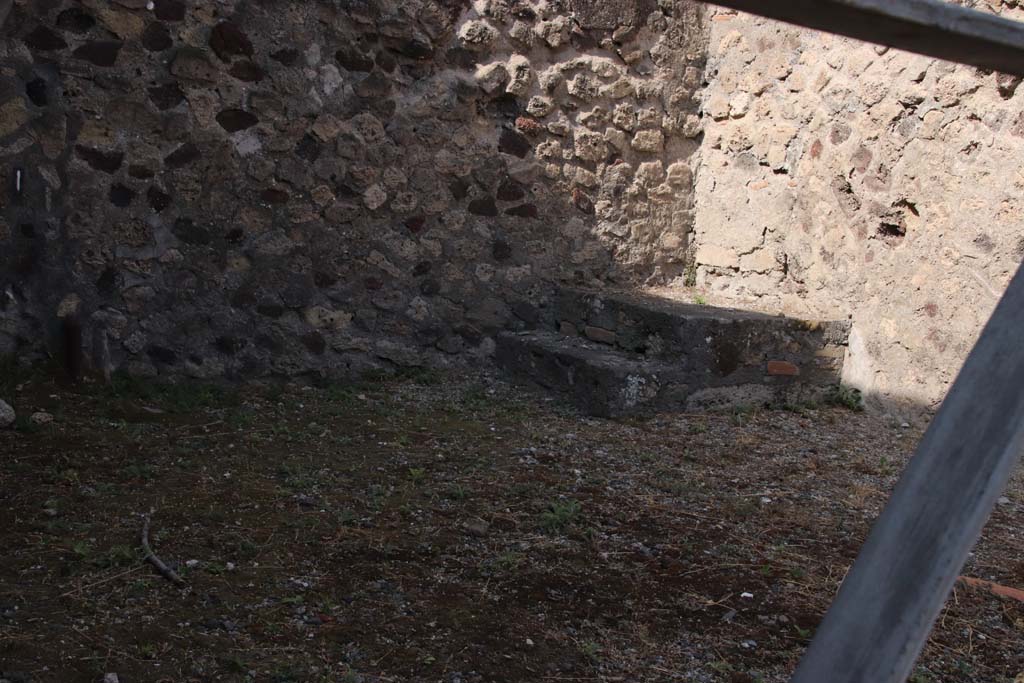 VI.17.20, Pompeii. September 2021. Looking towards stairs in north-west corner of shop. Photo courtesy of Klaus Heese.