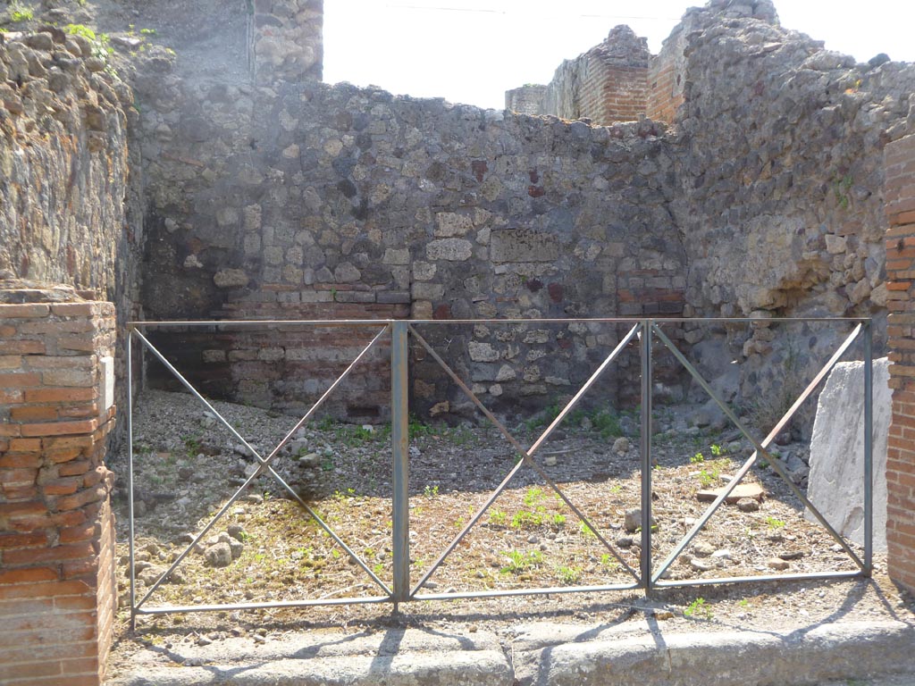 VI.17.38 Pompeii. May 2011. West wall. Photo courtesy of Michael Binns.