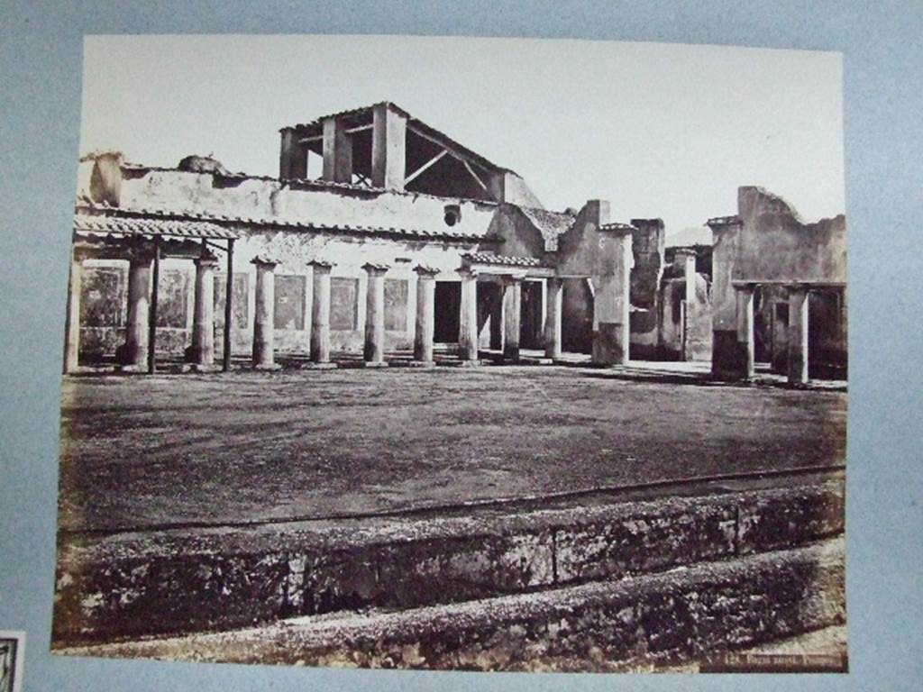 VII.1.8 Pompeii Stabian Baths. Looking south east across gymnasium C. Old undated photograph courtesy of the Society of Antiquaries, Fox Collection.