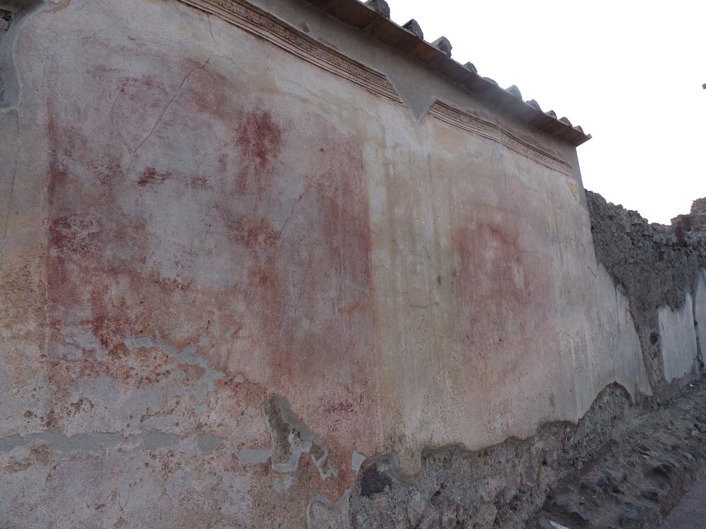 VII.1.8 Pompeii. October 2014. South portico B, decorative painted plaster from south wall.
Foto Annette Haug, ERC Grant 681269 DÉCOR
