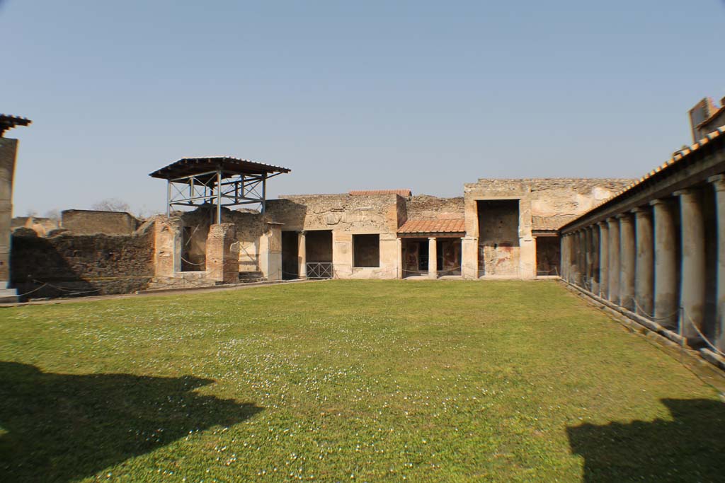 VII.1.8 Pompeii. March 2014. Gymnasium C, looking north.
Foto Annette Haug, ERC Grant 681269 DÉCOR