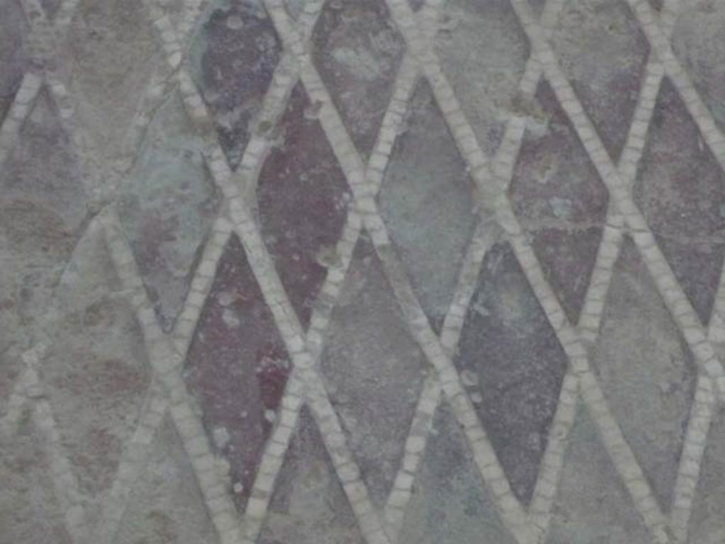 VII.1.8 Pompeii. May 2012. Detail of floor in women’s changing room 11. Photo courtesy of Buzz Ferebee.