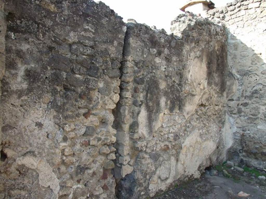 VII.1.9 Pompeii. December 2007. West wall.
