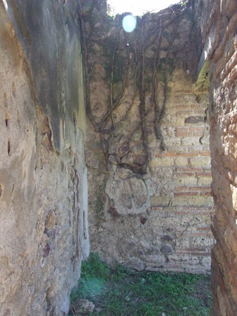 VII.2.18 Pompeii. March 2009. Room 12. South wall, with second doorway on right.