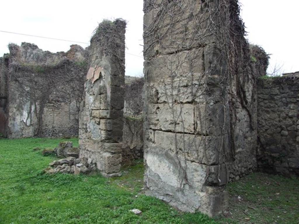 VII.2.20 Pompeii. December 2007. Doorways to Rooms 16, 17, 18 and 19.