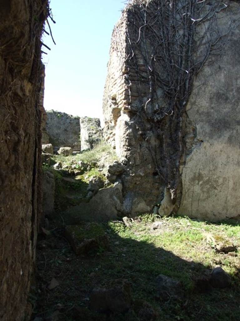 VII.2.20 Pompeii. March 2009. Room 20. Kitchen and Latrine and remains of passage to the bakery.
