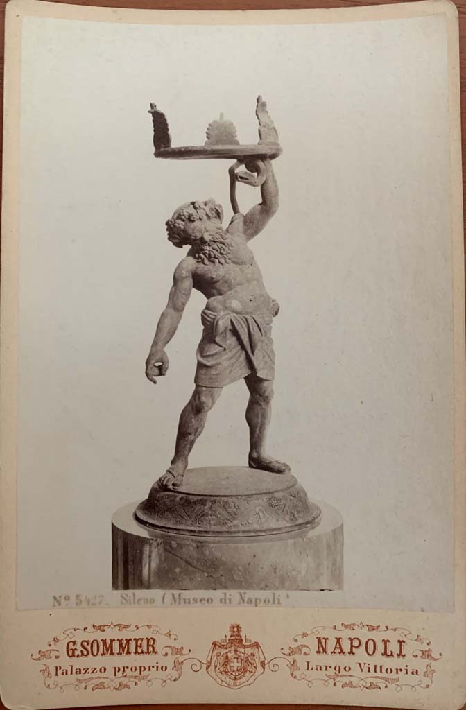 VII.2.20 Pompeii. Found 21st May 1864. Giorgio Sommer Cabinet Card number 5427.
Photo courtesy of Rick Bauer.