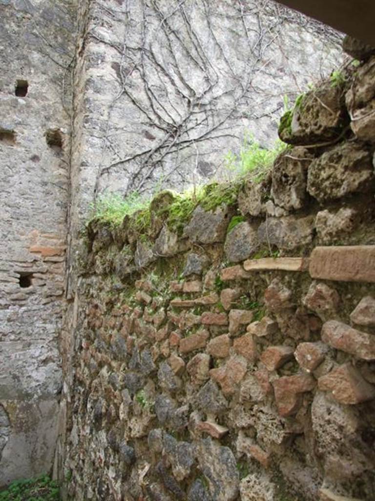 VII.3.4 Pompeii. March 2009. West wall of Kitchen.