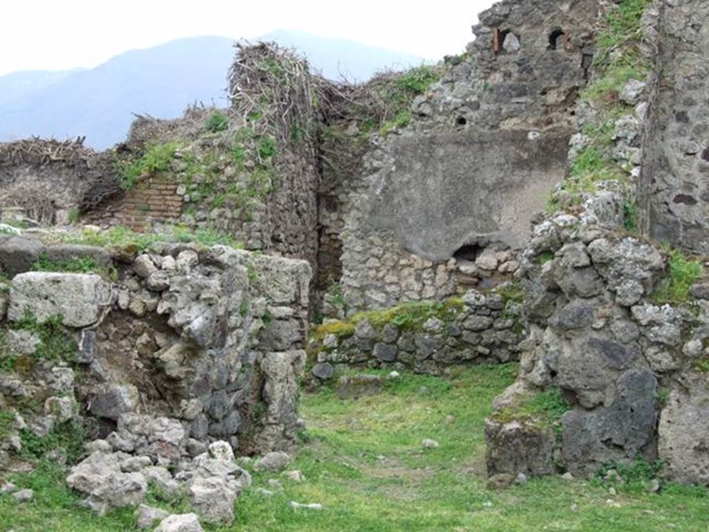 VII.3.11 Pompeii. March 2009. Doorway in south east corner to VII.3.13