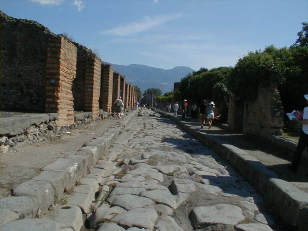 VII.3.16 Shop. Numbered 16 on plan but numbered 14 on plaque
IX.4 Via Stabia looking south VII.3.16